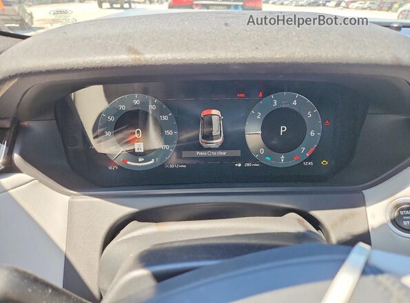 SALYJ2EX6TA824545 2026 LAND ROVER RANGE Teal Instrument cluster view