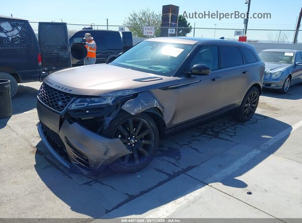 SALYK2EXXLA275199 2020 LAND ROVER RANGE ROVER VELAR Dark Brown Առջևի ձախ երեք քառորդ տեսարան