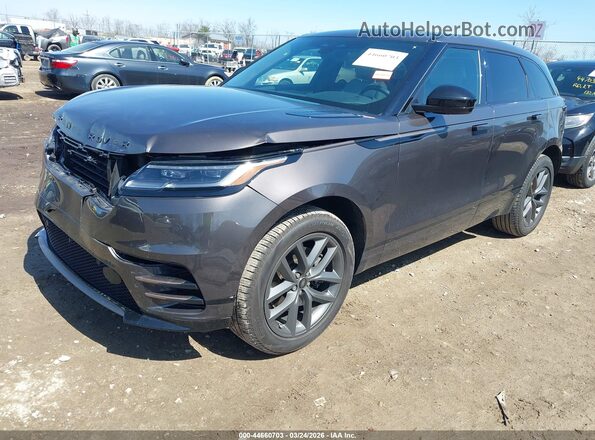 SALYL2EX3RA371844 2024 LAND ROVER RANGE ROVER VELAR Gray Առջևի ձախ երեք քառորդ տեսարան