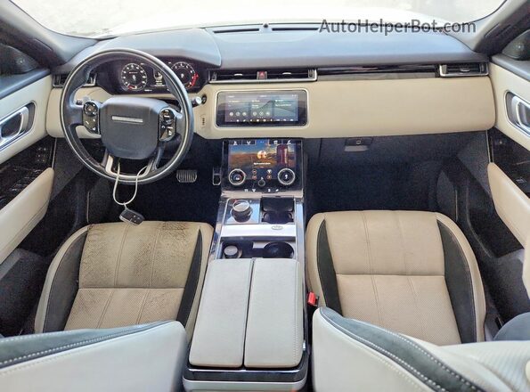 SALYL2RV7JA742341 2018 LAND ROVER RANGE Белый Вид панели приборов