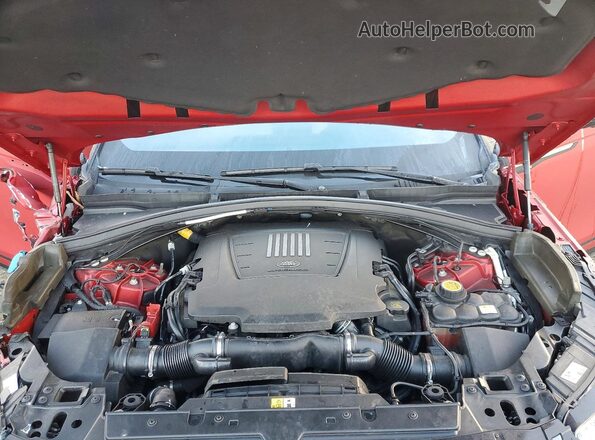SALYM2EV3KA228832 2019 LAND ROVER RANGE Red Vista del compartimento del motor