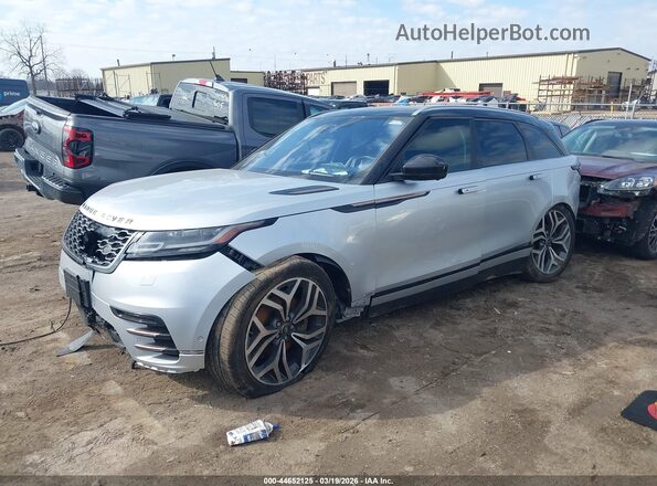 SALYM2RV7JA718019 2018 LAND ROVER RANGE ROVER VELAR Silver Առջևի ձախ երեք քառորդ տեսարան