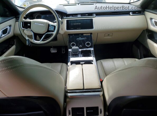 SALYT2EU0MA322745 2021 LAND ROVER RANGE Blue Вид панелі приладів
