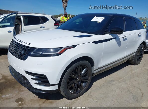 SALYT2EX3MA322846 2021 LAND ROVER RANGE ROVER VELAR White Առջևի ձախ երեք քառորդ տեսարան