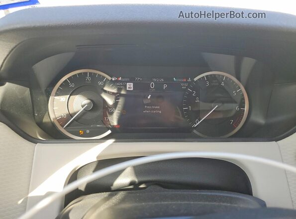SALYT2EX3PA350215 2023 LAND ROVER RANGE White Սարքավորումների վահանակի տեսք