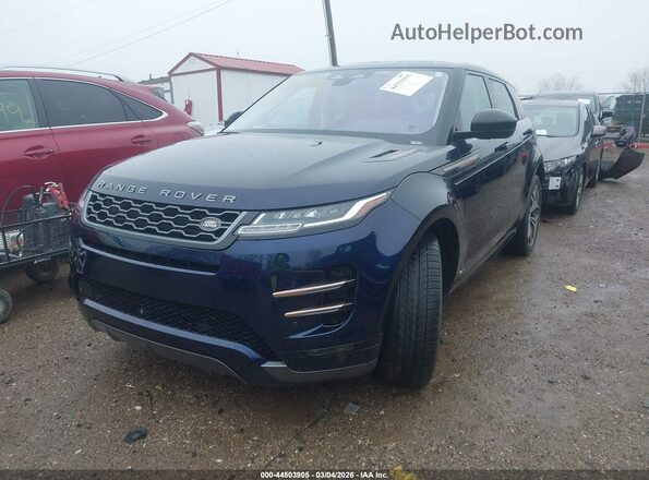 SALZT2FX1MH136412 2021 LAND ROVER RANGE ROVER EVOQUE Dark Blue Przód lewy
