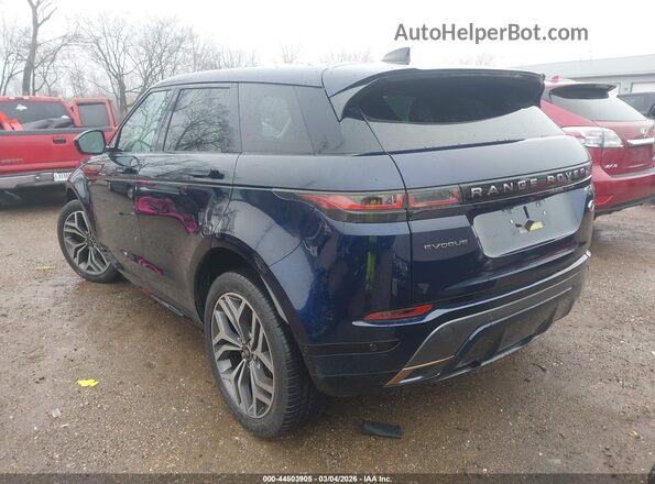 SALZT2FX1MH136412 2021 LAND ROVER RANGE ROVER EVOQUE Dark Blue Tył prawy