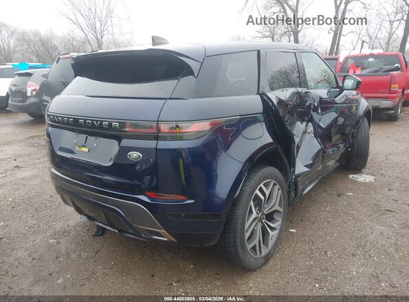 SALZT2FX1MH136412 2021 LAND ROVER RANGE ROVER EVOQUE Dark Blue Widok tylnych siedzeń