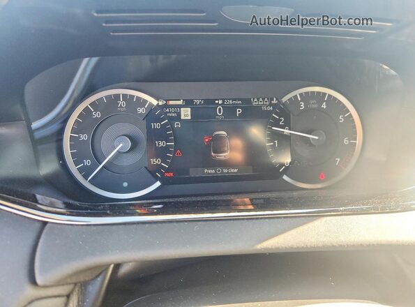 SALZT2FX9NH172060 2022 LAND ROVER RANGE Black Սարքավորումների վահանակի տեսք
