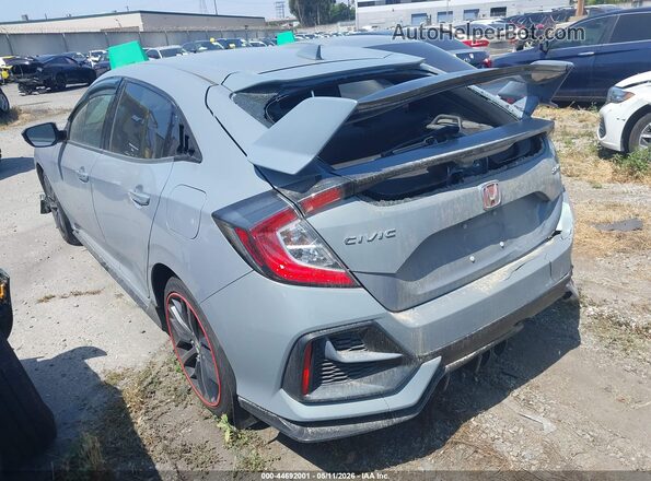 SHHFK7G45MU207169 2021 HONDA CIVIC Gray Rear left