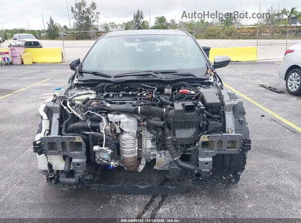 SHHFK7H36MU405703 2021 HONDA CIVIC Gray Вид щитка приладів