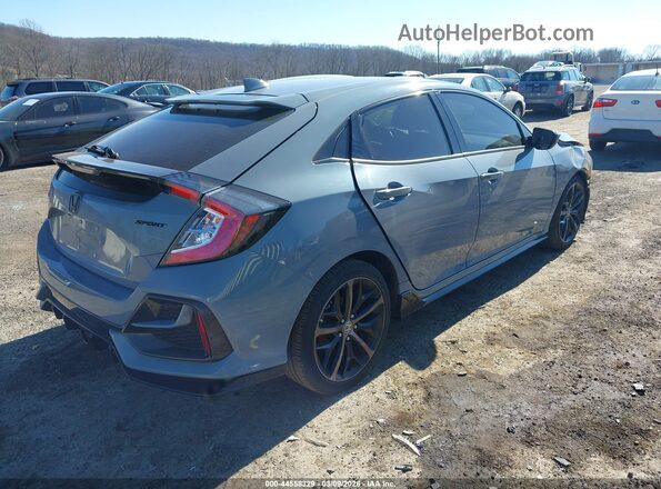 SHHFK7H40MU408346 2021 HONDA CIVIC Gray Trasero derecho