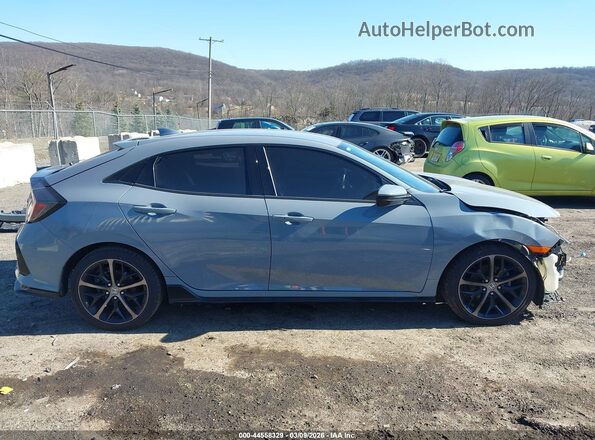SHHFK7H40MU408346 2021 HONDA CIVIC Gray Vista interior de 360 grados