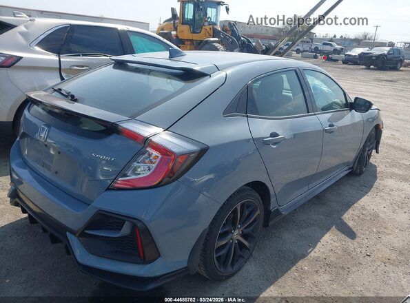 SHHFK7H43MU415212 2021 HONDA CIVIC Gray Задня права чверть