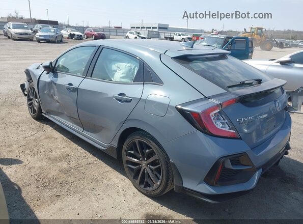 SHHFK7H43MU415212 2021 HONDA CIVIC Gray Задня ліва чверть