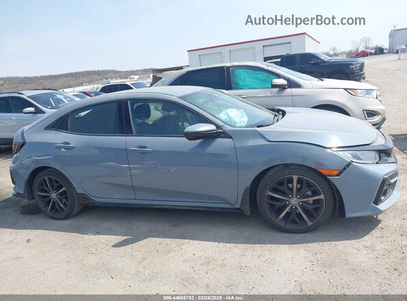 SHHFK7H43MU415212 2021 HONDA CIVIC Gray Вид задньої частини салону