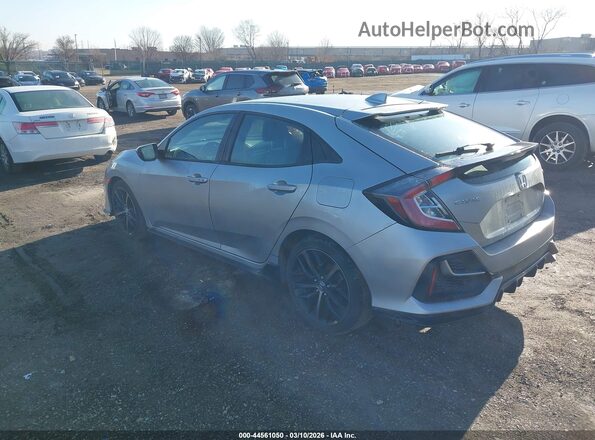 SHHFK7H47MU416895 2021 HONDA CIVIC Gray Trasero izquierdo
