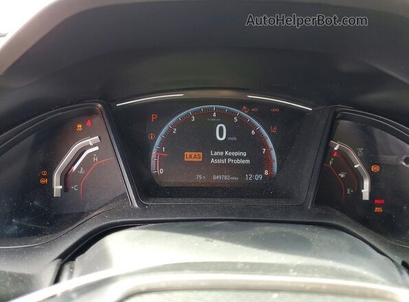SHHFK7H48MU214146 2021 HONDA CIVIC Silver Widok zestawu wskaźników