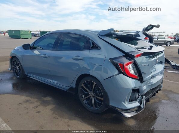 SHHFK7H48MU232176 2021 HONDA CIVIC Silver უკანა მარცხენა