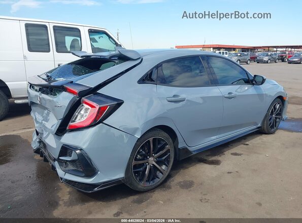SHHFK7H48MU232176 2021 HONDA CIVIC Silver უკანა მარჯვენა