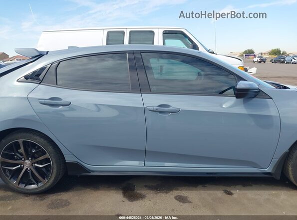 SHHFK7H48MU232176 2021 HONDA CIVIC Silver უკანა სალონის ხედი