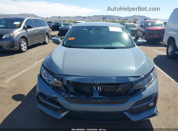 SHHFK7H48MU232176 2021 HONDA CIVIC Silver ხელსაწყოთა პანელის ხედი