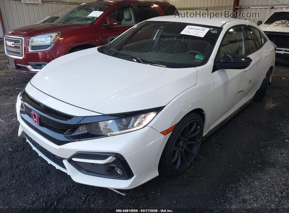 SHHFK7H49MU232218 2021 HONDA CIVIC White Vista tres cuartos delantera izquierda