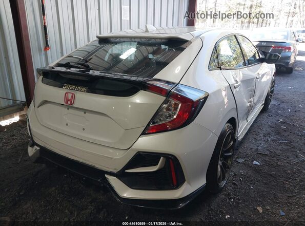 SHHFK7H49MU232218 2021 HONDA CIVIC White Trasero derecho