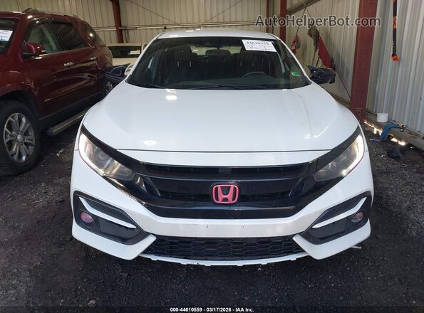SHHFK7H49MU232218 2021 HONDA CIVIC White Vista del cuadro de instrumentos