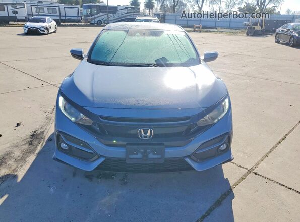 SHHFK7H4XMU411805 2021 HONDA CIVIC Gray Вид спереду