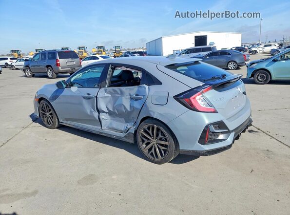 SHHFK7H4XMU411805 2021 HONDA CIVIC Gray Задня ліва чверть