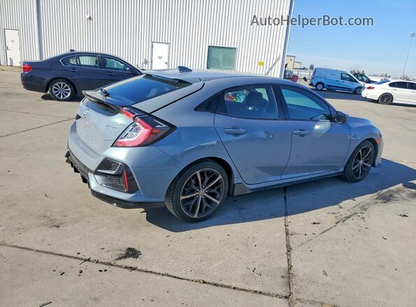 SHHFK7H4XMU411805 2021 HONDA CIVIC Gray Задня права чверть