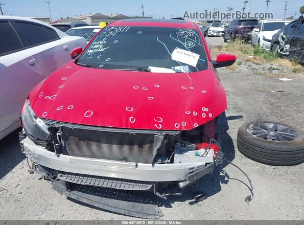 SHHFK7H62LU413953 2020 HONDA CIVIC Красный Вид щитка приборов