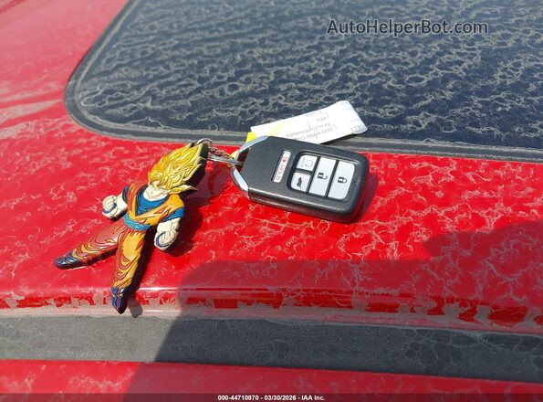 SHHFK7H62LU413953 2020 HONDA CIVIC Красный Вид панели приборов