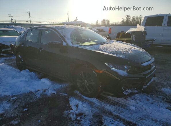 SHHFK7H62MU413775 2021 HONDA CIVIC Black წინა მარჯვენა