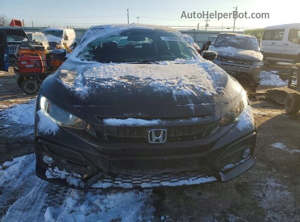 SHHFK7H62MU413775 2021 HONDA CIVIC Black წინა ხედი