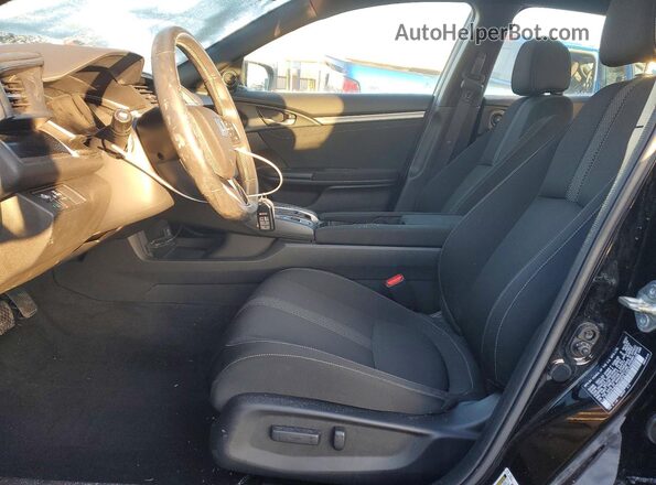 SHHFK7H62MU413775 2021 HONDA CIVIC Black წინა სალონის ხედი