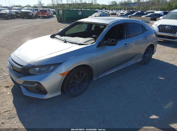 SHHFK7H64LU221109 2020 HONDA CIVIC Silver წინა მარცხენა ხედი სამი მეოთხედიდან