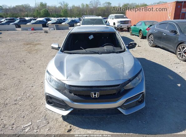 SHHFK7H64LU221109 2020 HONDA CIVIC Silver უკანა სალონის ხედი