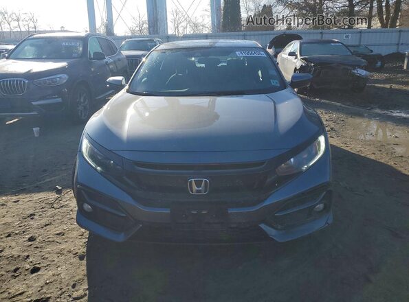 SHHFK7H67MU416266 2021 HONDA CIVIC Gray Front view
