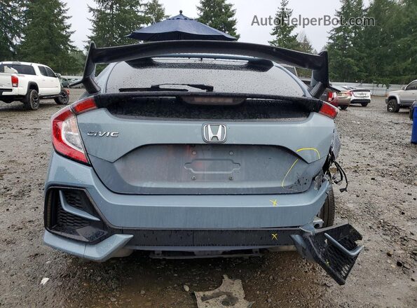 SHHFK7H68MU401758 2021 HONDA CIVIC Blue Widok z tyłu