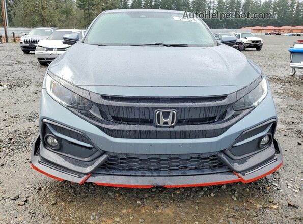 SHHFK7H68MU401758 2021 HONDA CIVIC Blue Widok z przodu