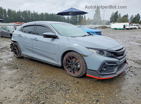 SHHFK7H68MU401758 2021 HONDA CIVIC Blue Przód prawy
