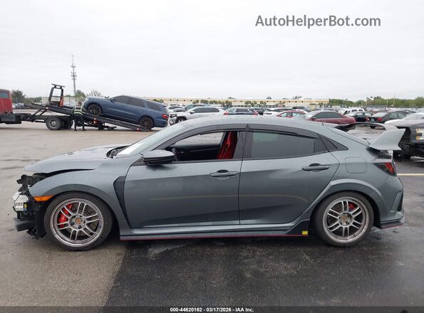 SHHFK8G77KU203671 2019 HONDA CIVIC TYPE R Gray 