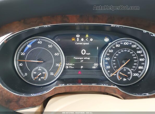 SJAAM2ZV3KC024962 2019 BENTLEY BENTAYGA Dark Blue უკანა სავარძლების ხედი