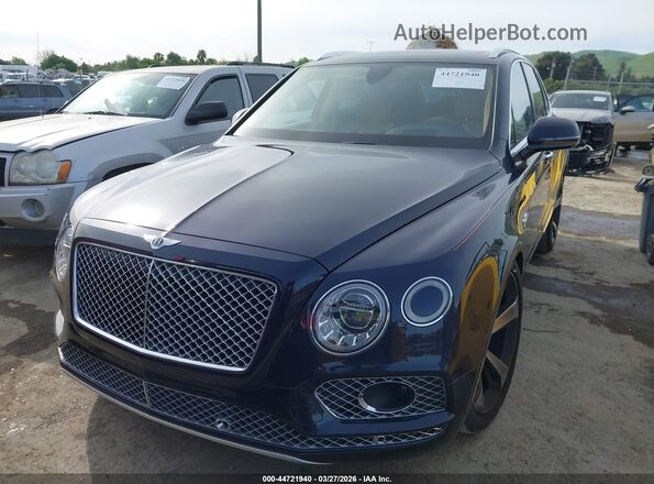 SJAAM2ZV3KC024962 2019 BENTLEY BENTAYGA Dark Blue ხელსაწყოთა პანელის ხედი