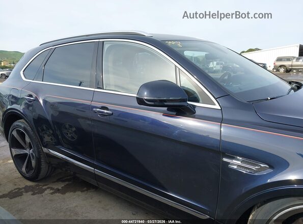 SJAAM2ZV3KC024962 2019 BENTLEY BENTAYGA Dark Blue უკანა სალონის ხედი