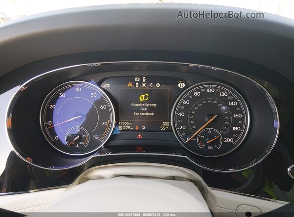 SJAAM2ZV3KC025982 2019 BENTLEY BENTAYGA Black უკანა სავარძლების ხედი