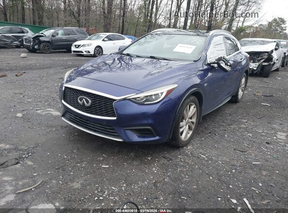 SJKCH5CP5KA010934 2019 INFINITI QX30 Blue Przód lewy