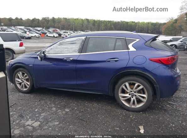 SJKCH5CP5KA010934 2019 INFINITI QX30 Blue Widok wnętrza 360 stopni